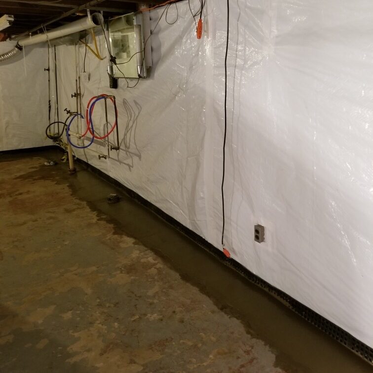 finsihed basement drainage